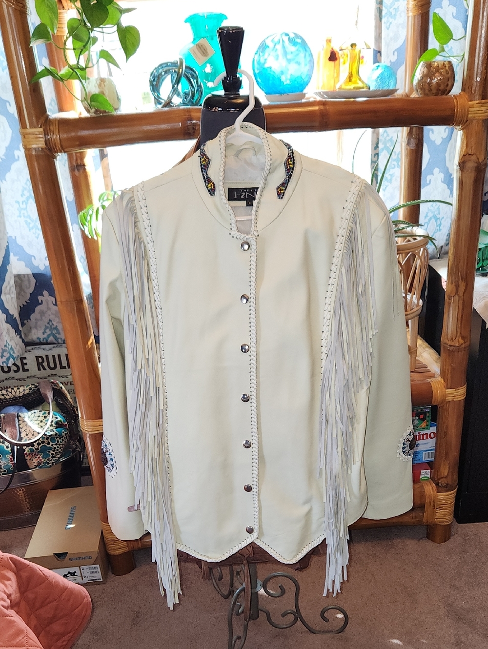 The Find Leather Fringe Jacket